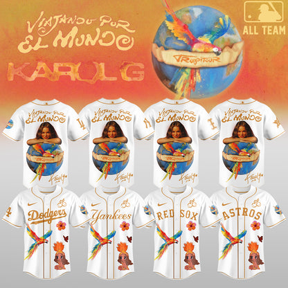 .Baseball x Karol G – Nos Vamos de Tour JERSEY(All Team)