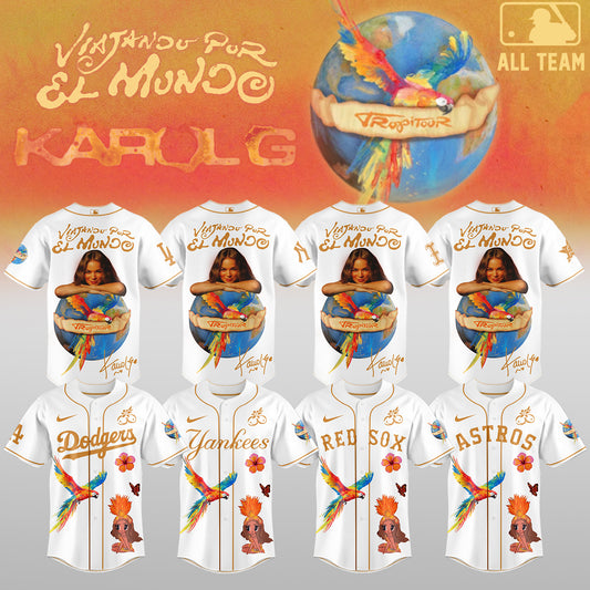 .Baseball x Karol G – Nos Vamos de Tour JERSEY(All Team)