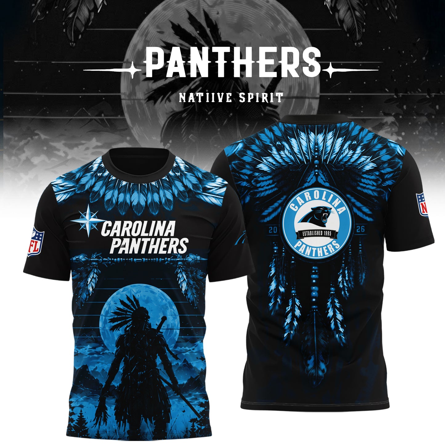 Limited Editon Carolina Panthers Native Spirit Heritage 2026 Shirt