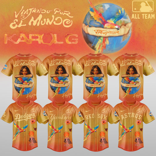 .Baseball x Karol G – Nos Vamos de Tour JERSEY(All Team)