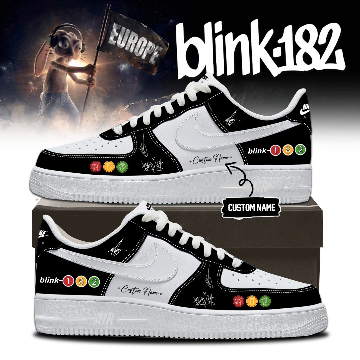 _Blink-182 New EU Shows -Limited Edition Signature Shoes 3
