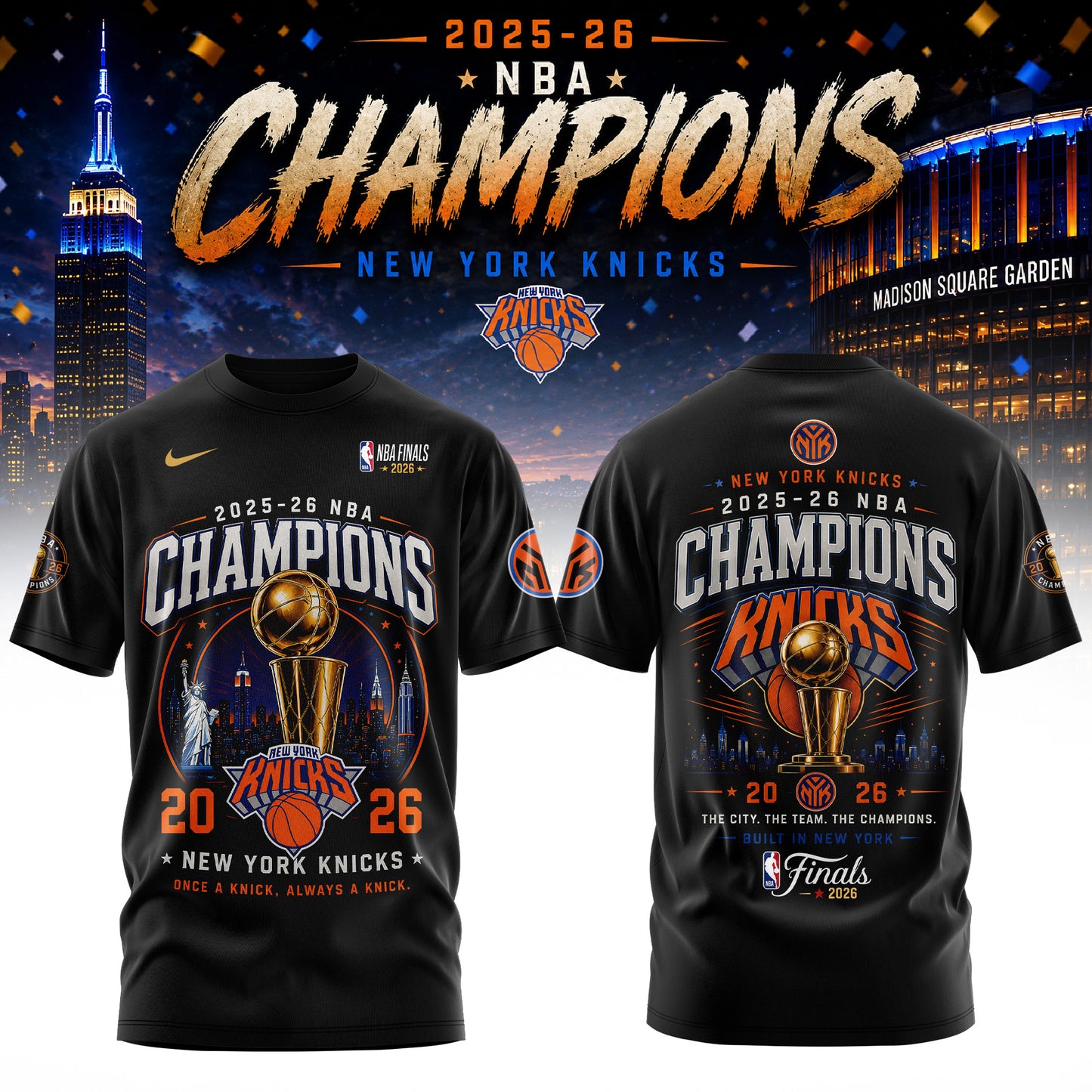 _ New York Knick 2026 Champions Tshirt