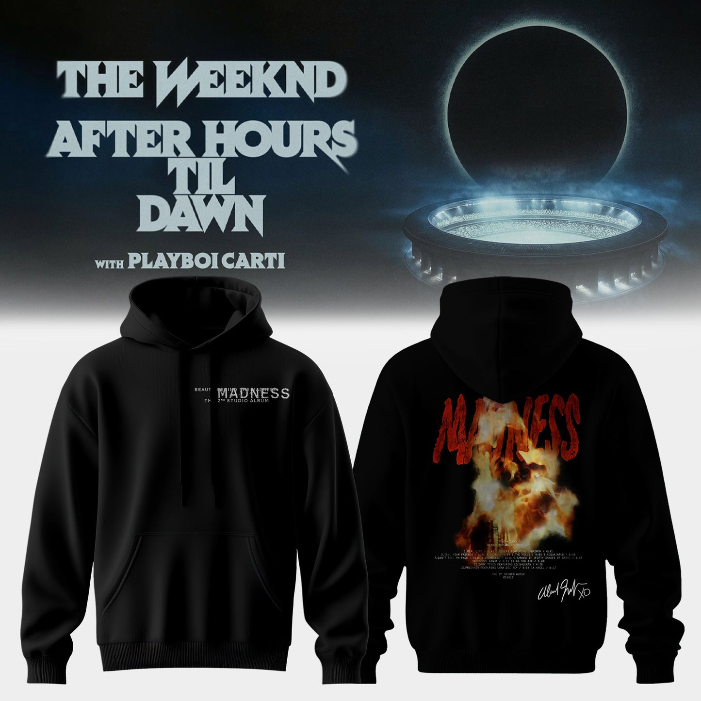 TW _ After Hours Till Dawn Tour Hoodie