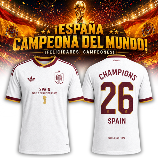 ,SPAIN “WORLD CHAMPIONS 2026” – JERSEY