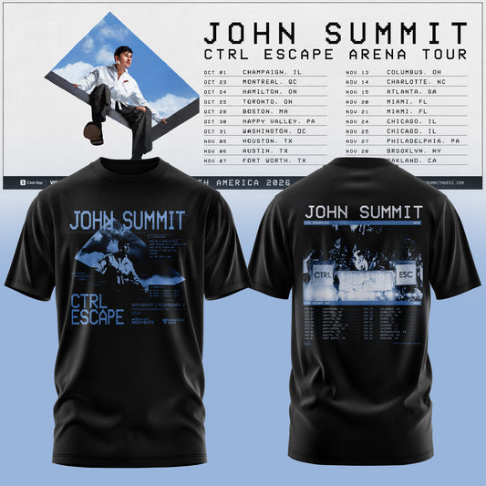 John Summit – CTRL ESCAPE Arena Tour 2026 Tshirt Are Here