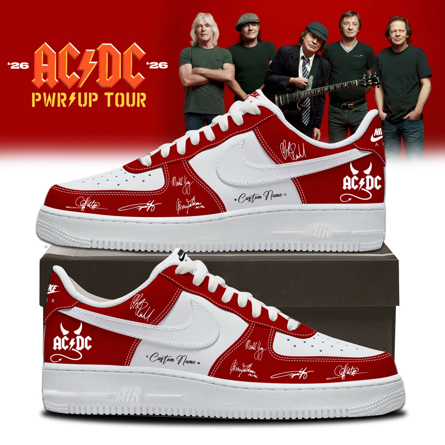 AC/DC ” Power Up Tour ” 2026 – Shoes
