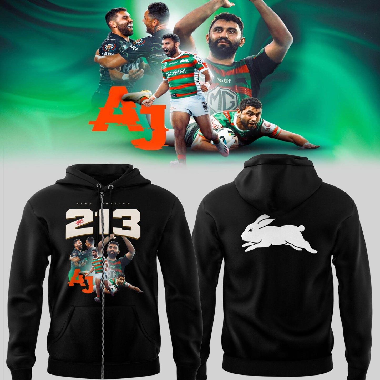 Limited Edition Alex Johnston Record Breaker Zip Hoodie