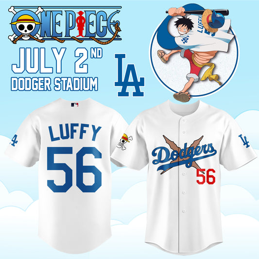 One Piece Night x Los Angeles Dodgers 2026 Edition Jersey