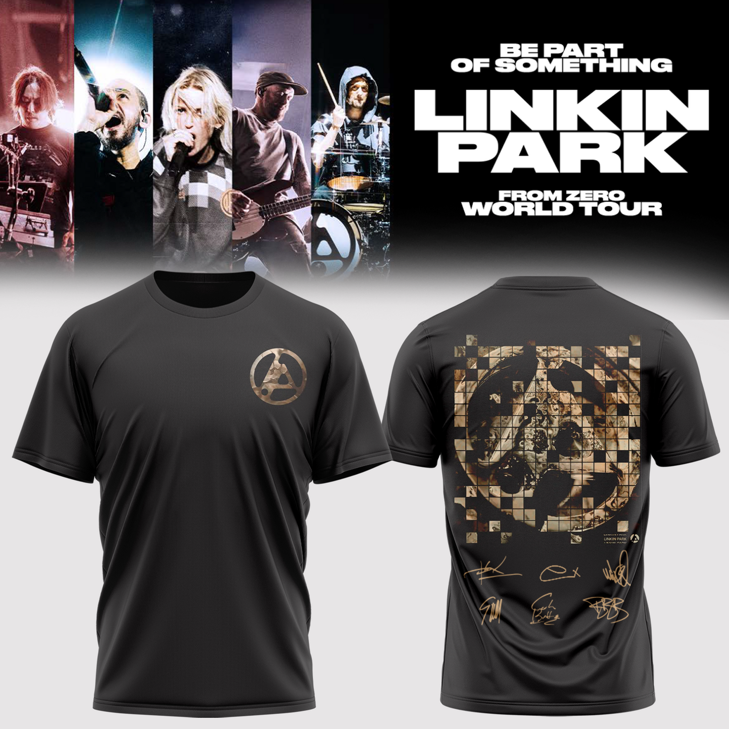 Linkin Park From Zero World Tour 2026 Signed TShirt