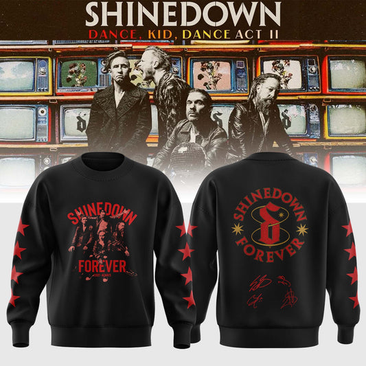 ,,,SHINEDOWN “Dance Kid Dance Act II World Tour” 2026 Signed – Sweatshirt