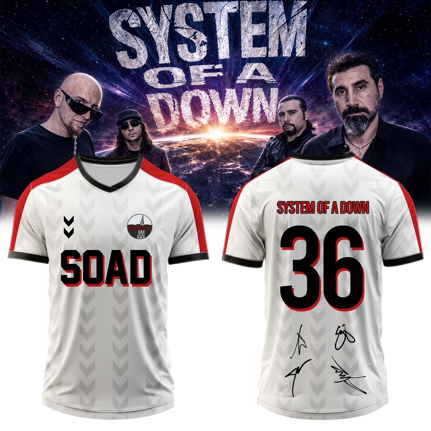,System of a Down “Europe / UK Stadium Tour 2026” Signature Limited Edition – Jersey