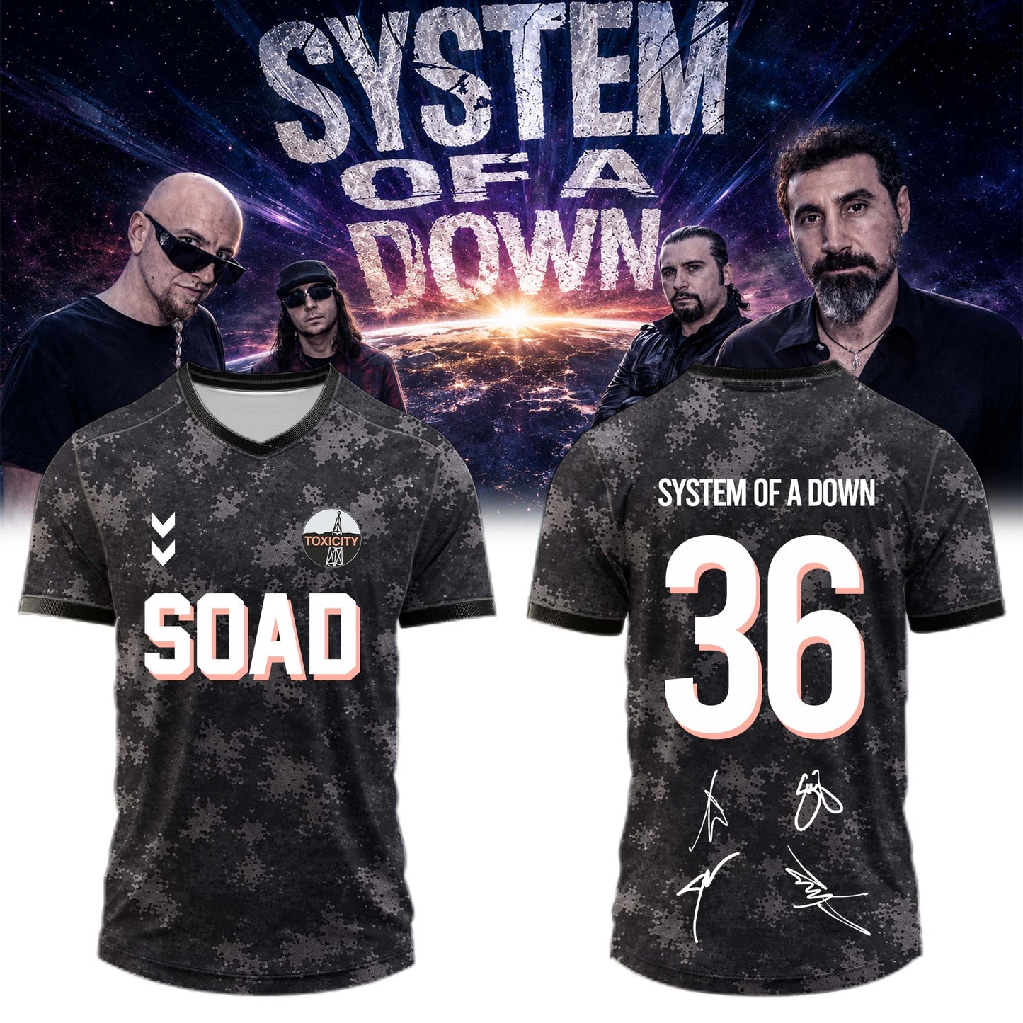 ,System of a Down “Europe / UK Stadium Tour 2026” Signature Limited Edition – Jersey