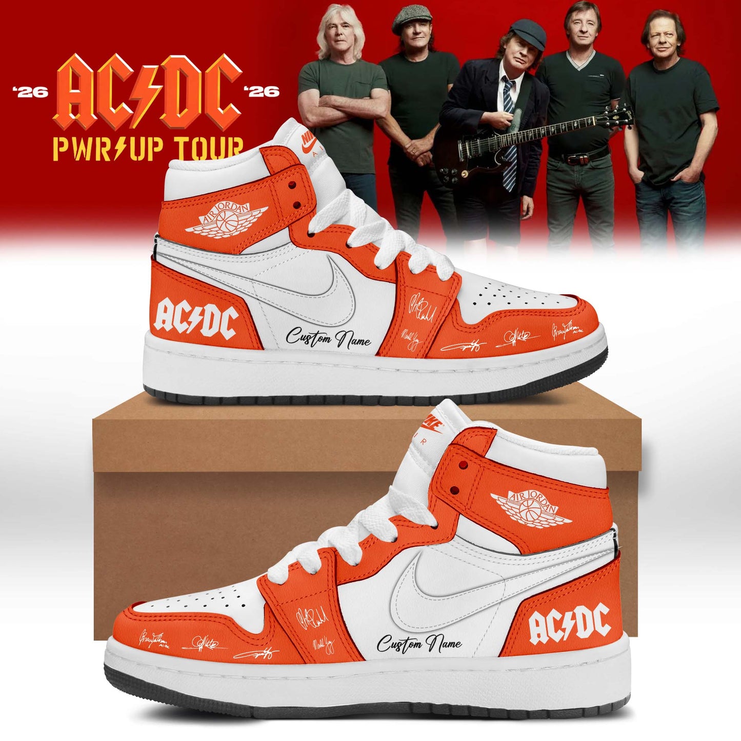 .AC/DC ” Power Up Tour ” 2026 – Shoes