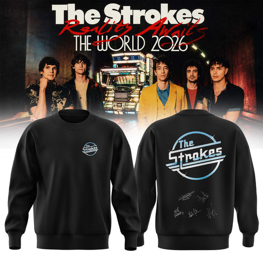 The Strokes “Reality Awaits Tour 2026” Signature Limited Edition – Sweatshirt