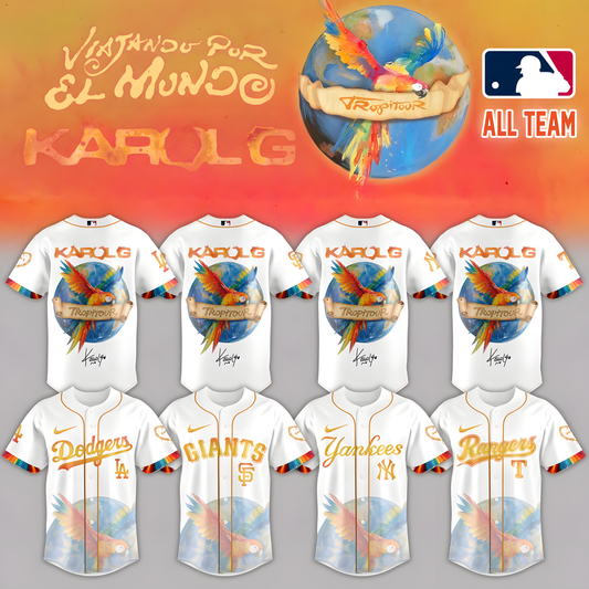 Karol G x Baseball – Nos Vamos de Tour JERSEY(All Team )