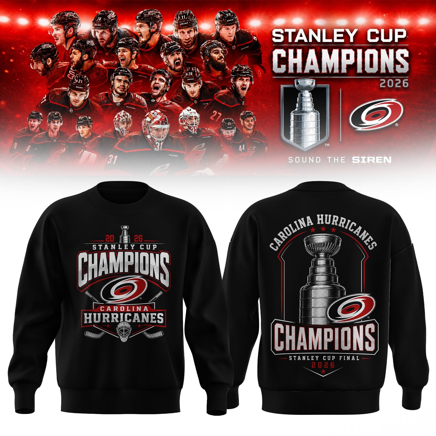 CANIACS 2026 Stanley Cup Champions Sweatshirt