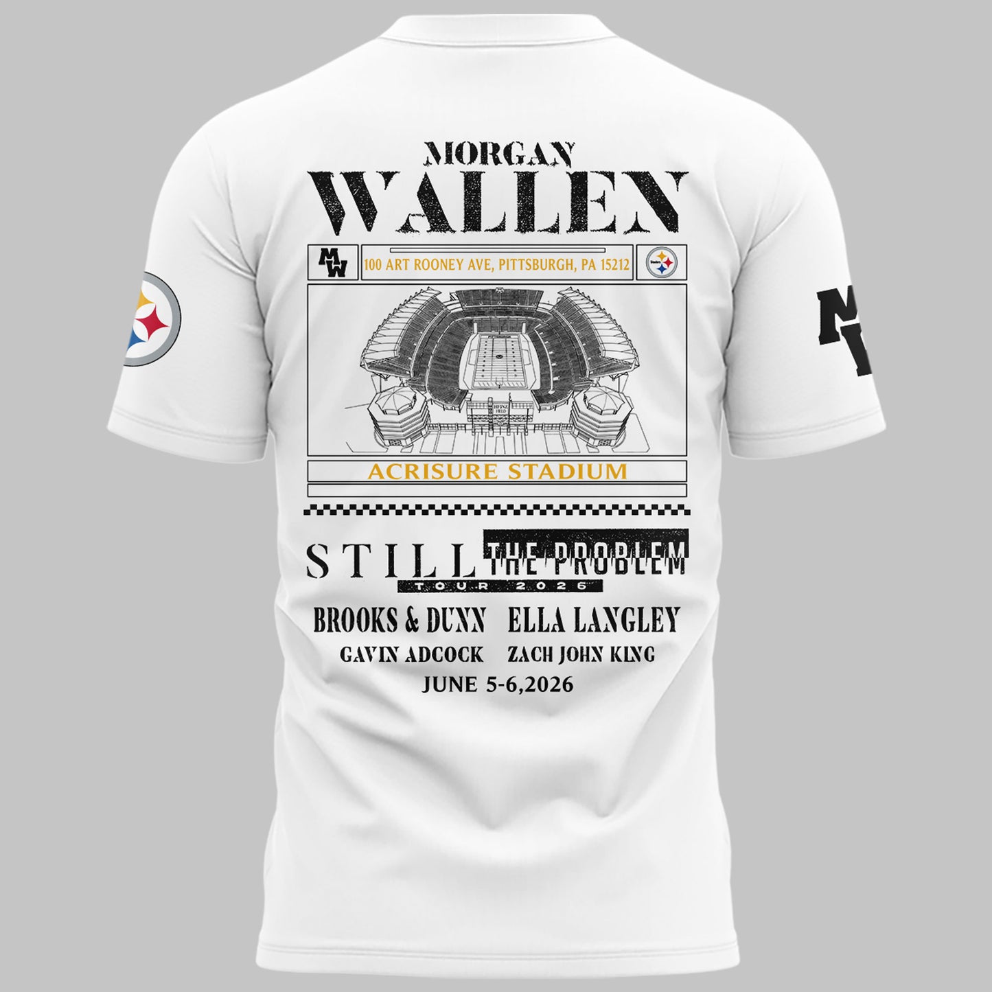 🔥 MW x Pittsburgh Stadium Tour 2026 Limited Edition T-Shirt