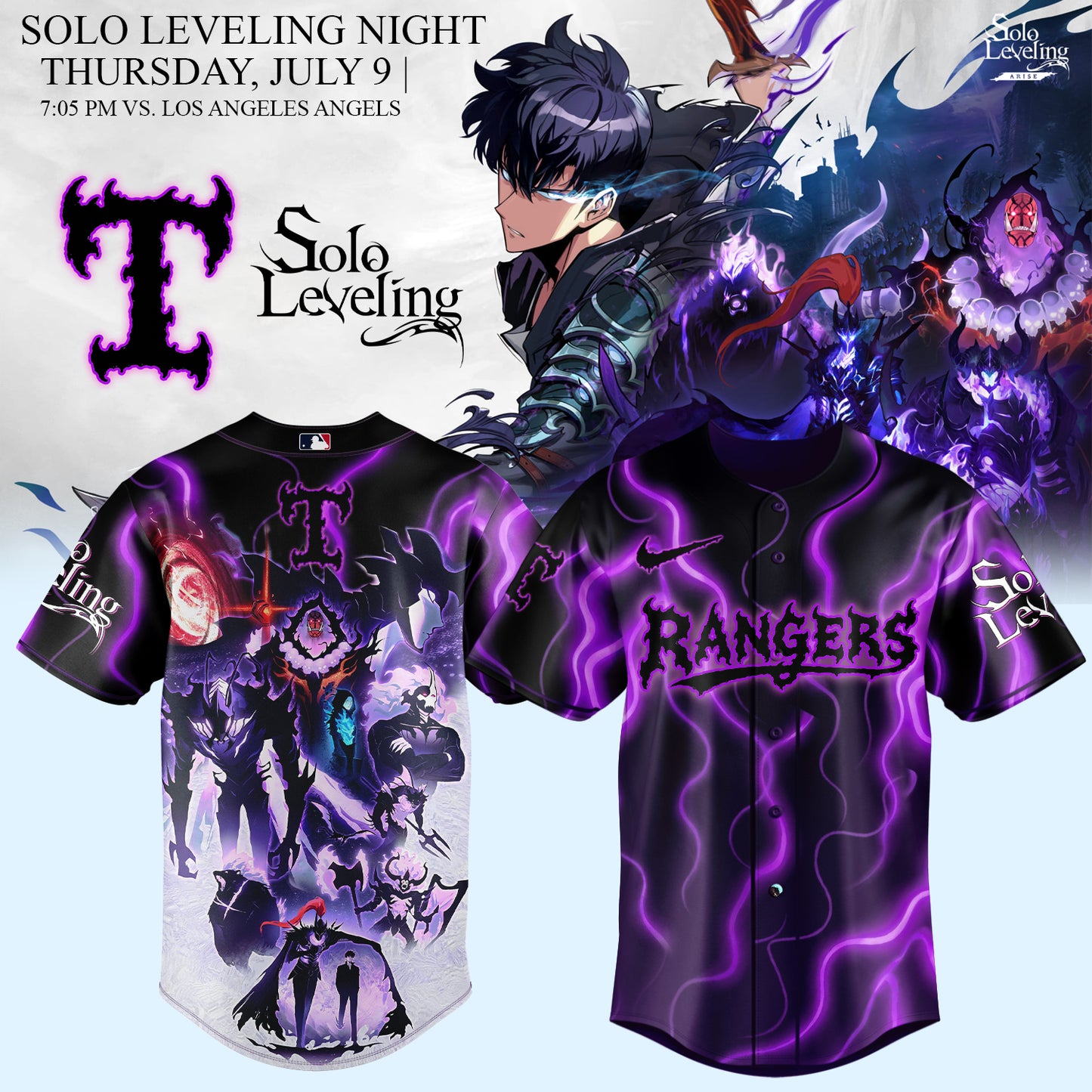 __.Texas Rangers x Solo Leveling Limited Jersey 1