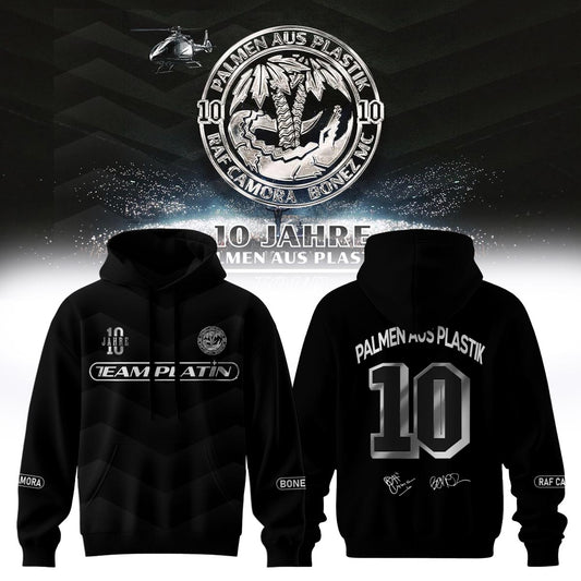 __RAF Camora & Bonez MC “10 Jahre Palmen aus Plastik Tour” . Limited Edition Signature Hoodie