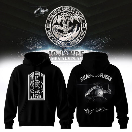 _,RAF Camora & Bonez MC “10 Jahre Palmen aus Plastik Tour” . Limited Edition Signature Hoodie