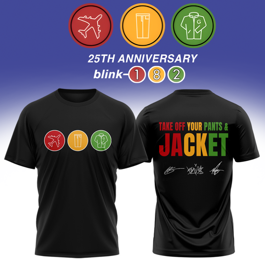 ,,,Blink-182 Anniversary Collection -Limited Edition Signature T shirt