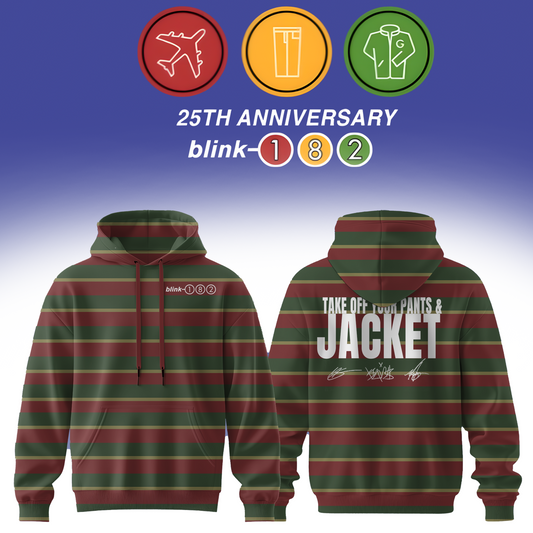 ,Blink-182 Anniversary Collection -Limited Edition Signature Hoodie