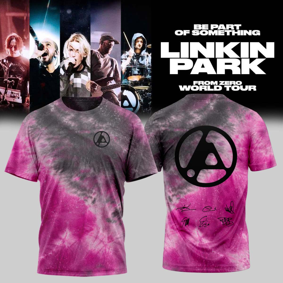 Linkin Park From Zero World Tour 2026 Signed TShirt