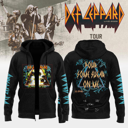 ..Def Leppard Live 2026 Limited Edition Signature – Zip Hoodie