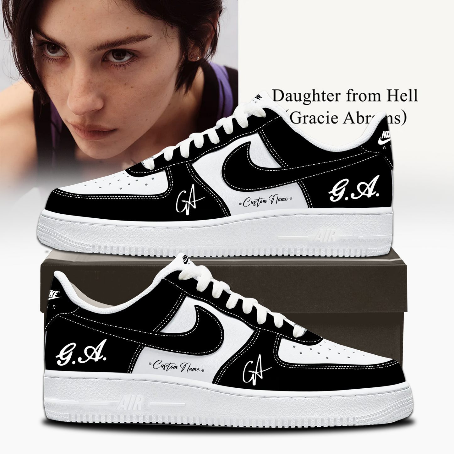 Gracie Abrams Daughter from Hell Signed Shoes