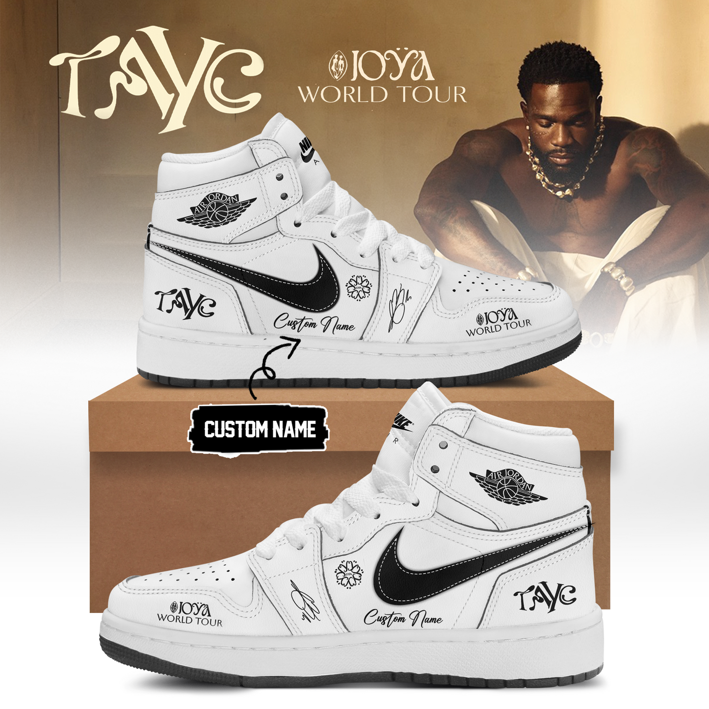 ,,Tayc – JOŸA TOUR Limited Edition Signature – Shoes