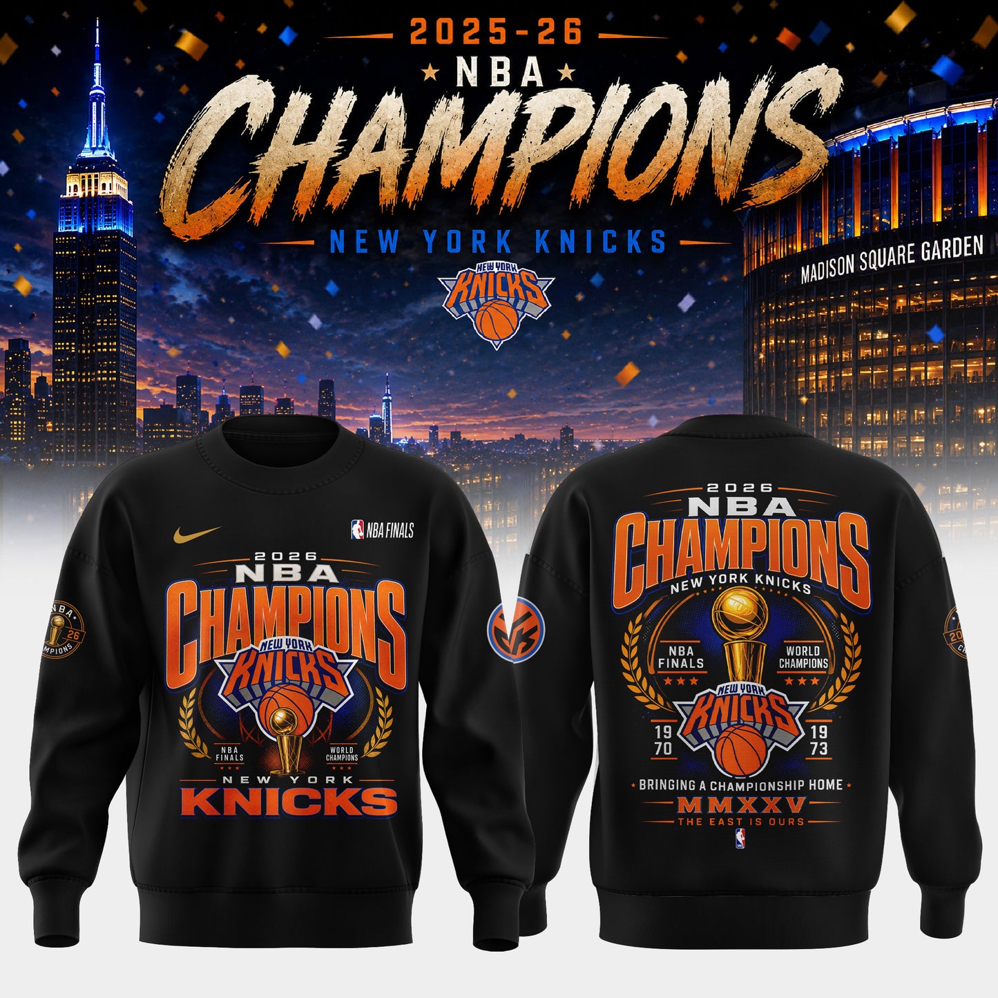 _New York Knick 2026  Champions Sweater