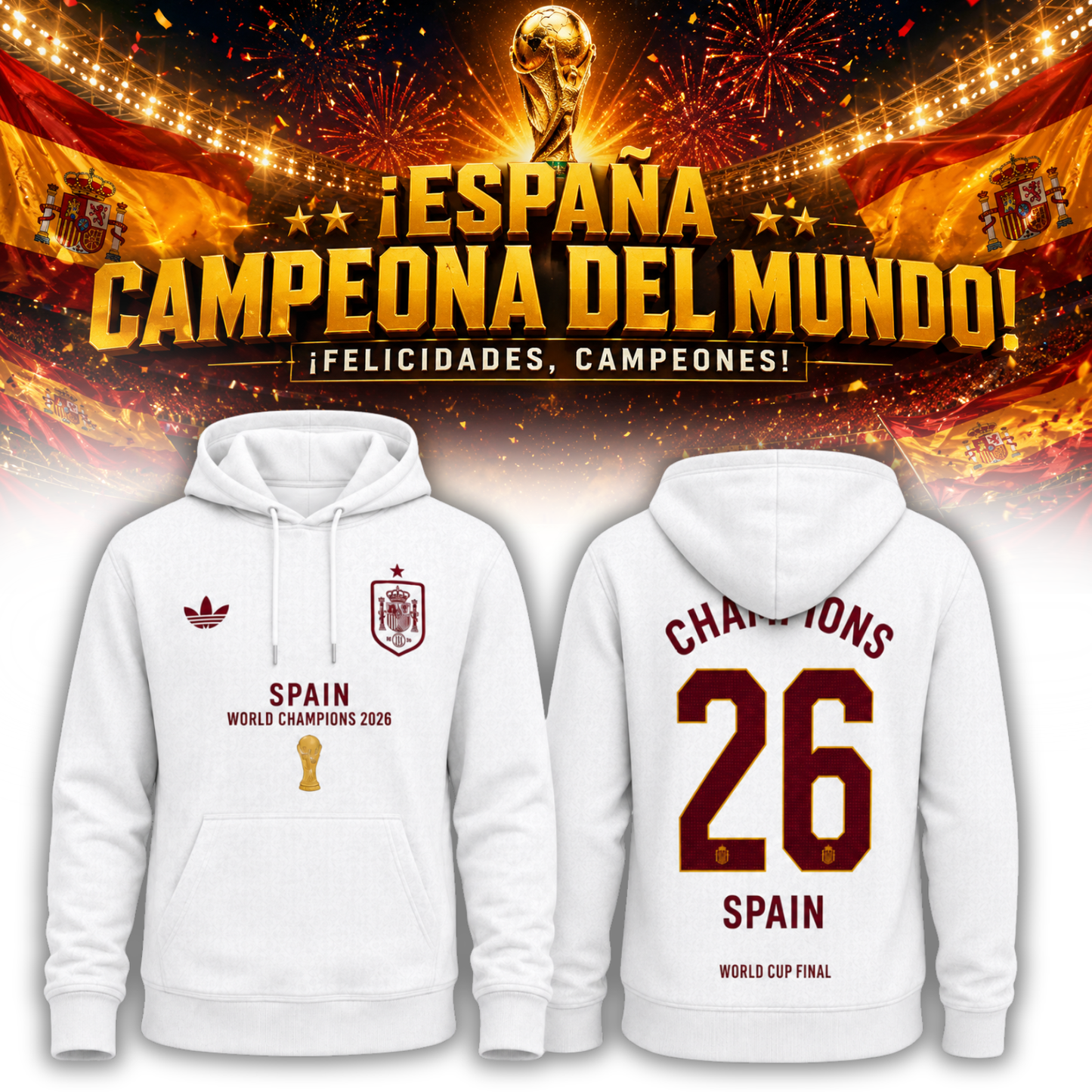 SPAIN “WORLD CHAMPIONS 2026” – Hoodie