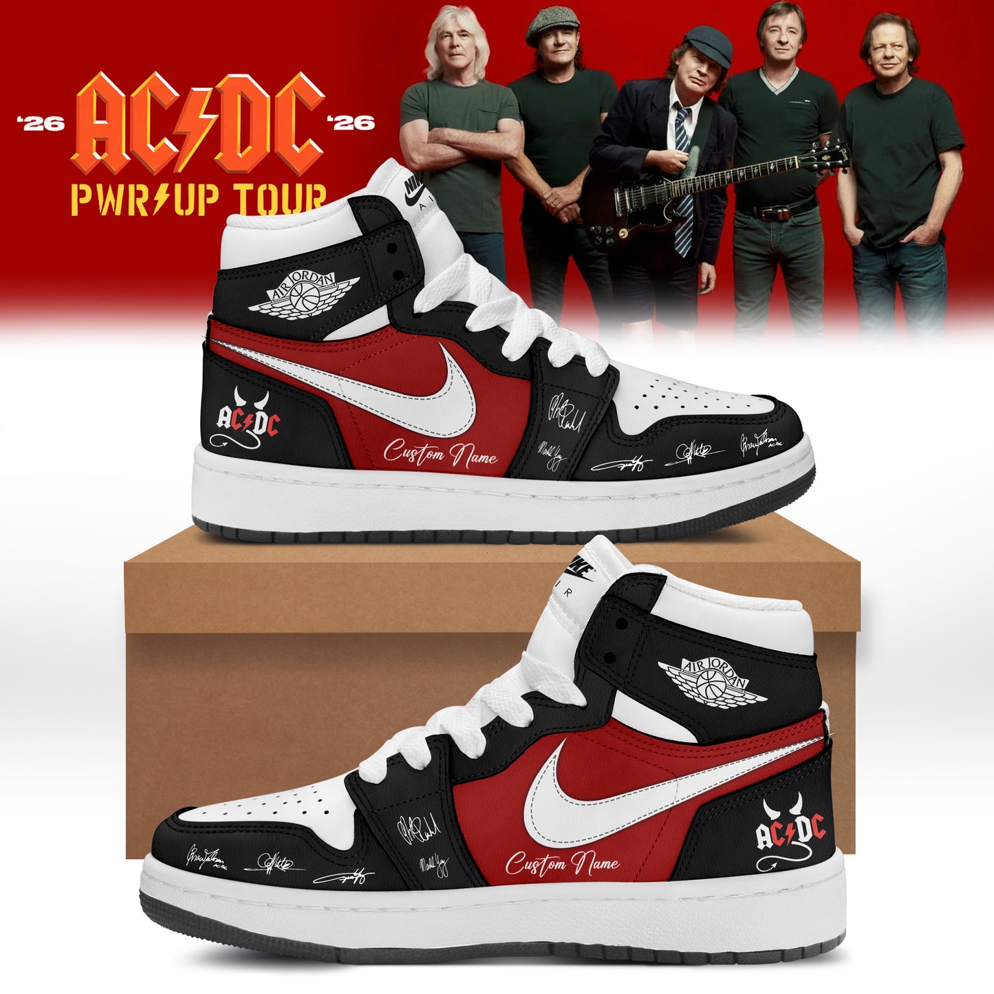 .AC/DC ” Power Up Tour ” 2026 – Shoes