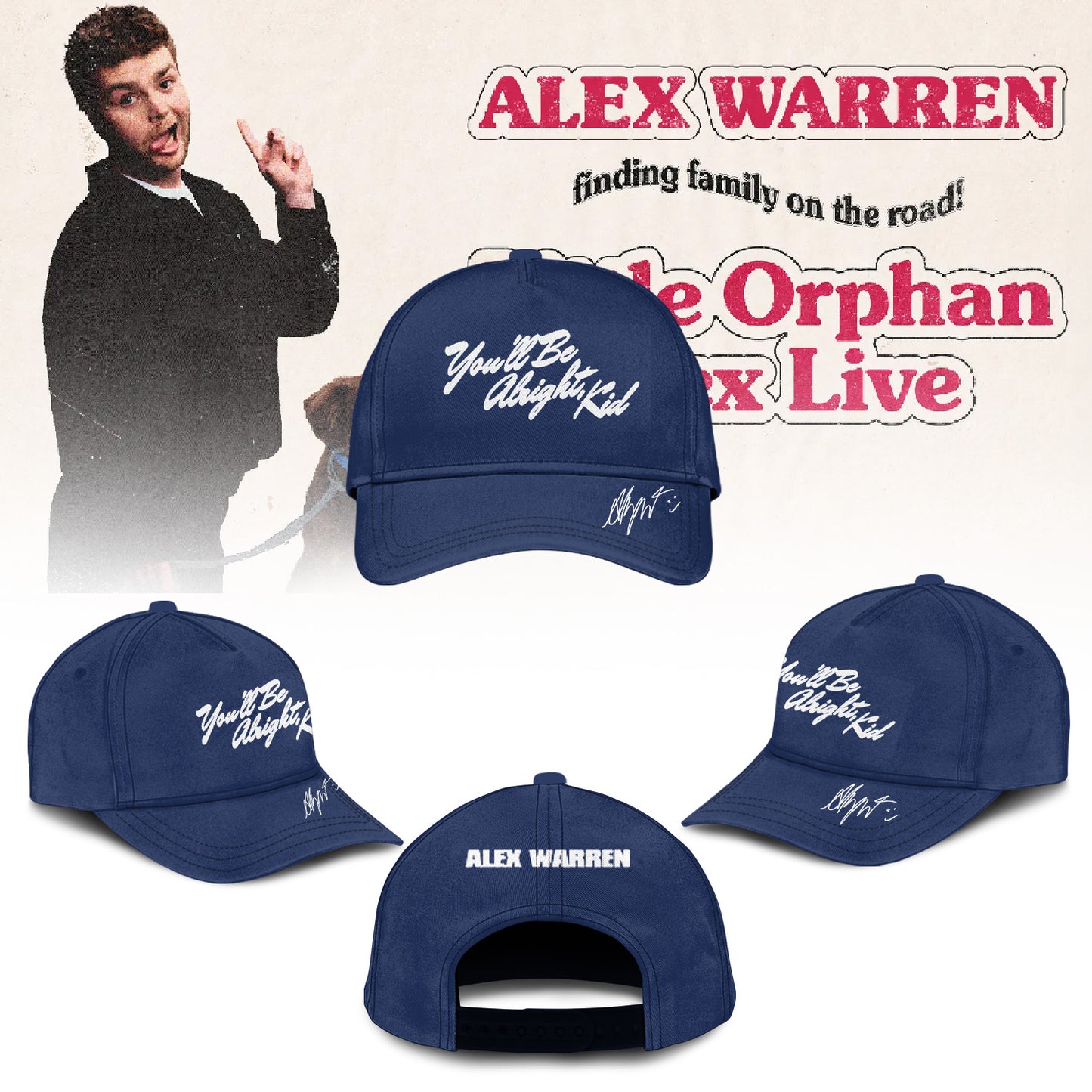 Alex Warren’s “Little Orphan Alex” Tour Shirt