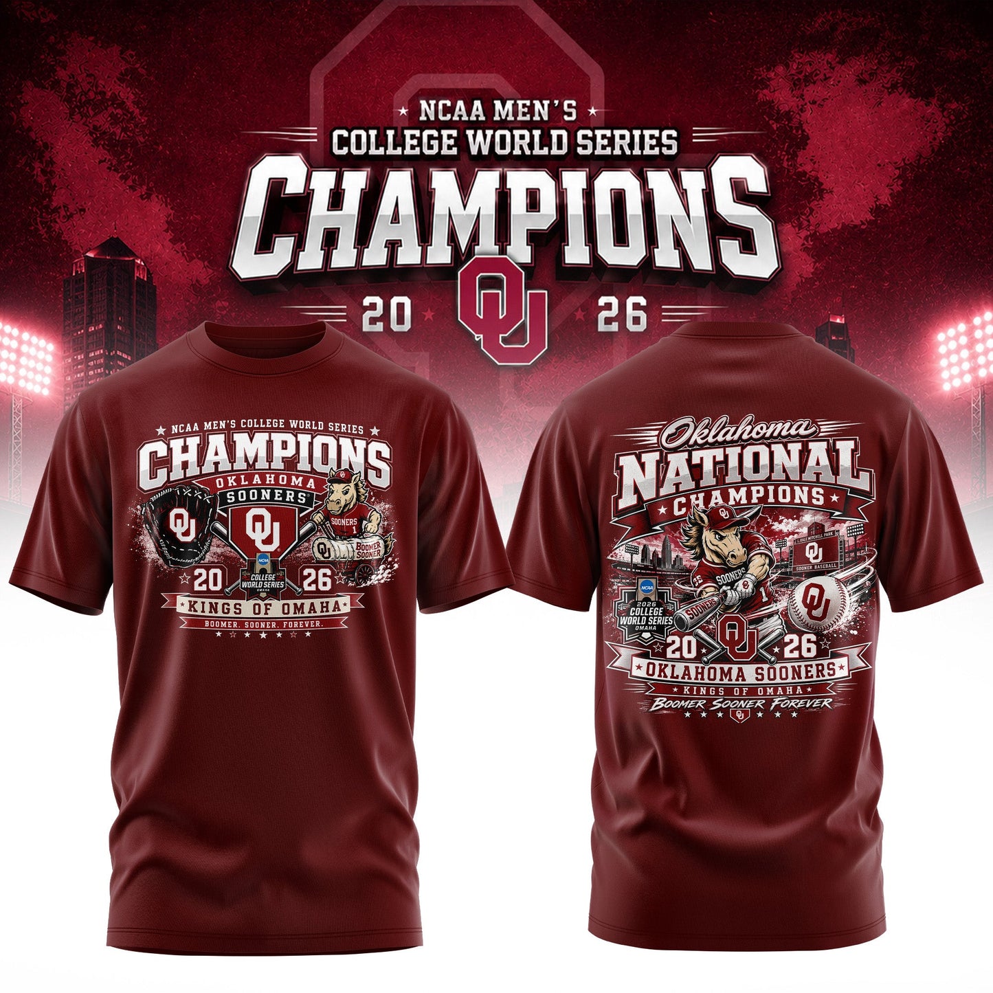 _ Men’s College World Series Champions 2026 Edition Tee