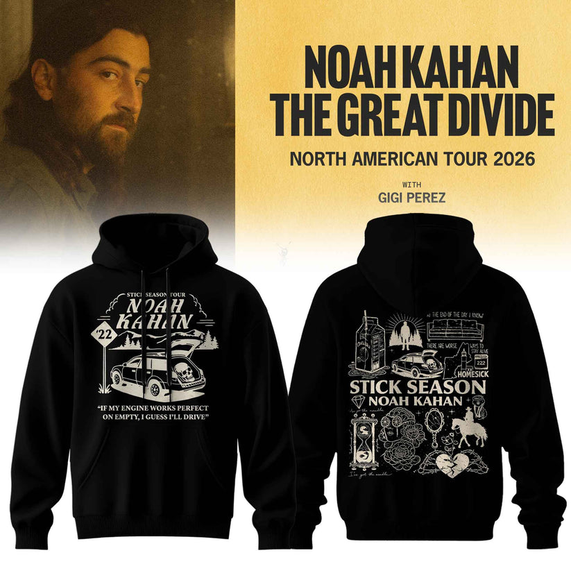 Noah Kahan – The Great Divide Tour Merch Limited Hoodie