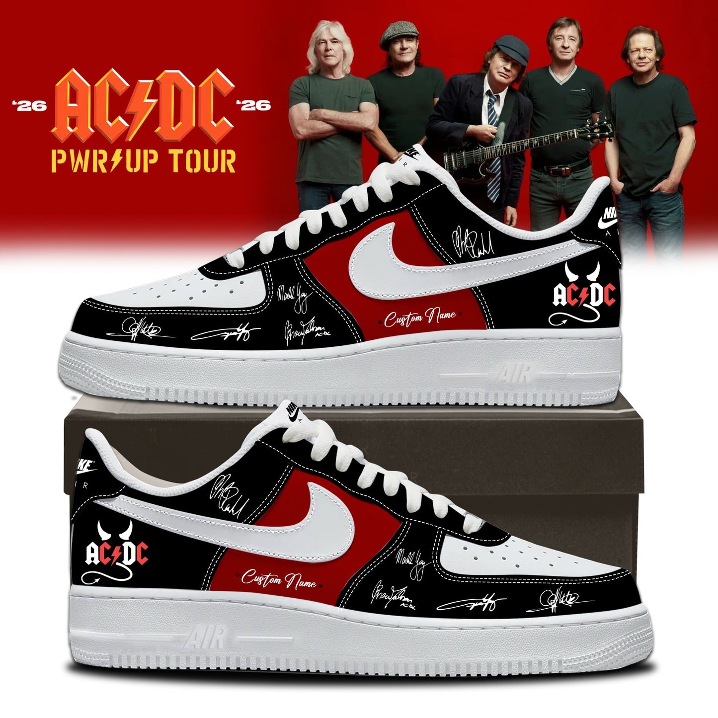 AC/DC ” Power Up Tour ” 2026 – Shoes