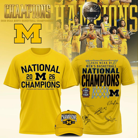 Basketball x Michigan Champions 2026 Limited Edition Tshirt