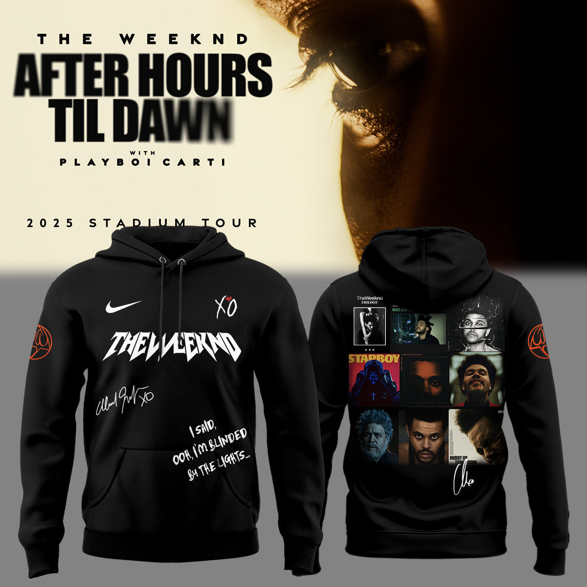 TW _ After Hours Till Dawn Tour Hoodie