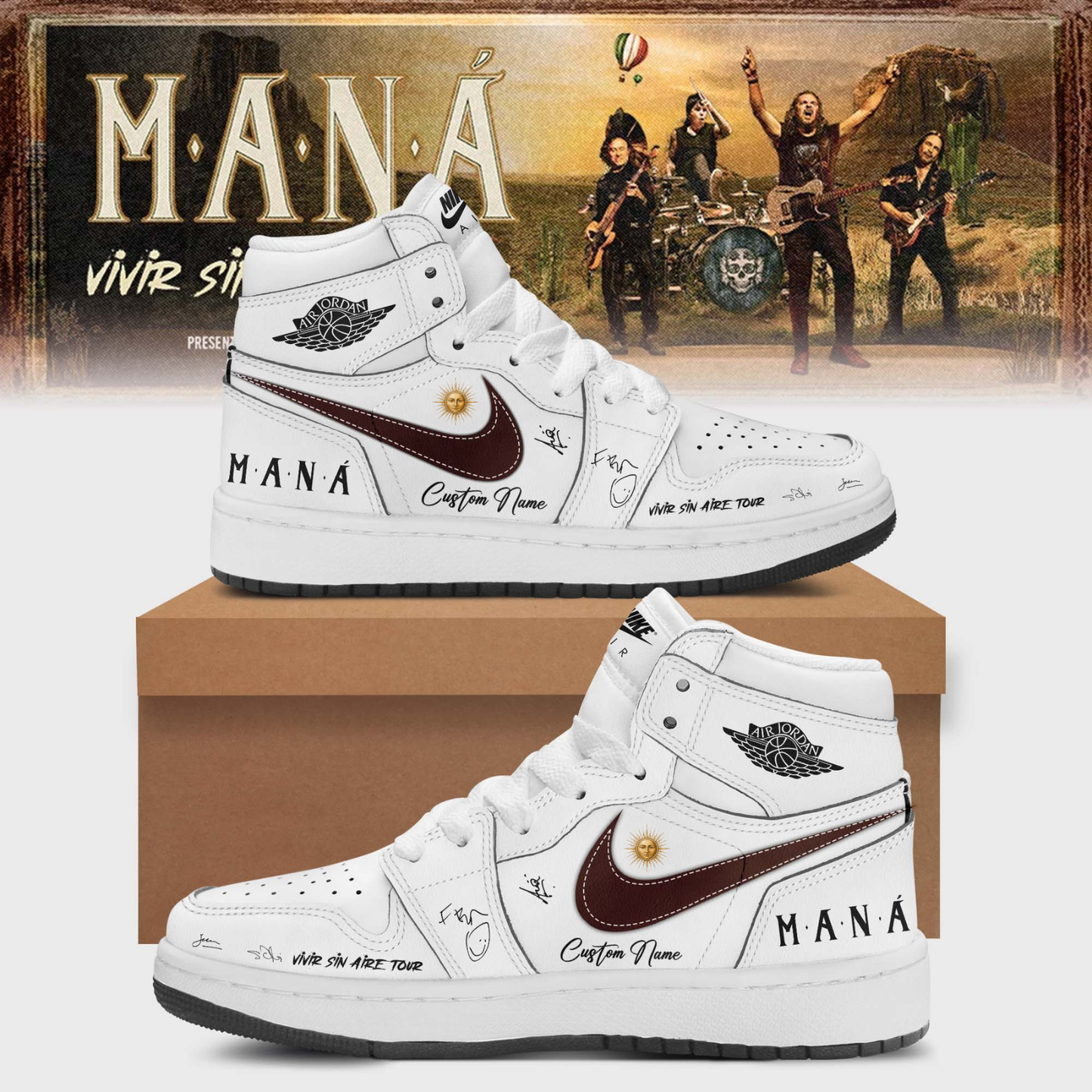 Maná “Vivir Sin Aire Tour” – Shoes