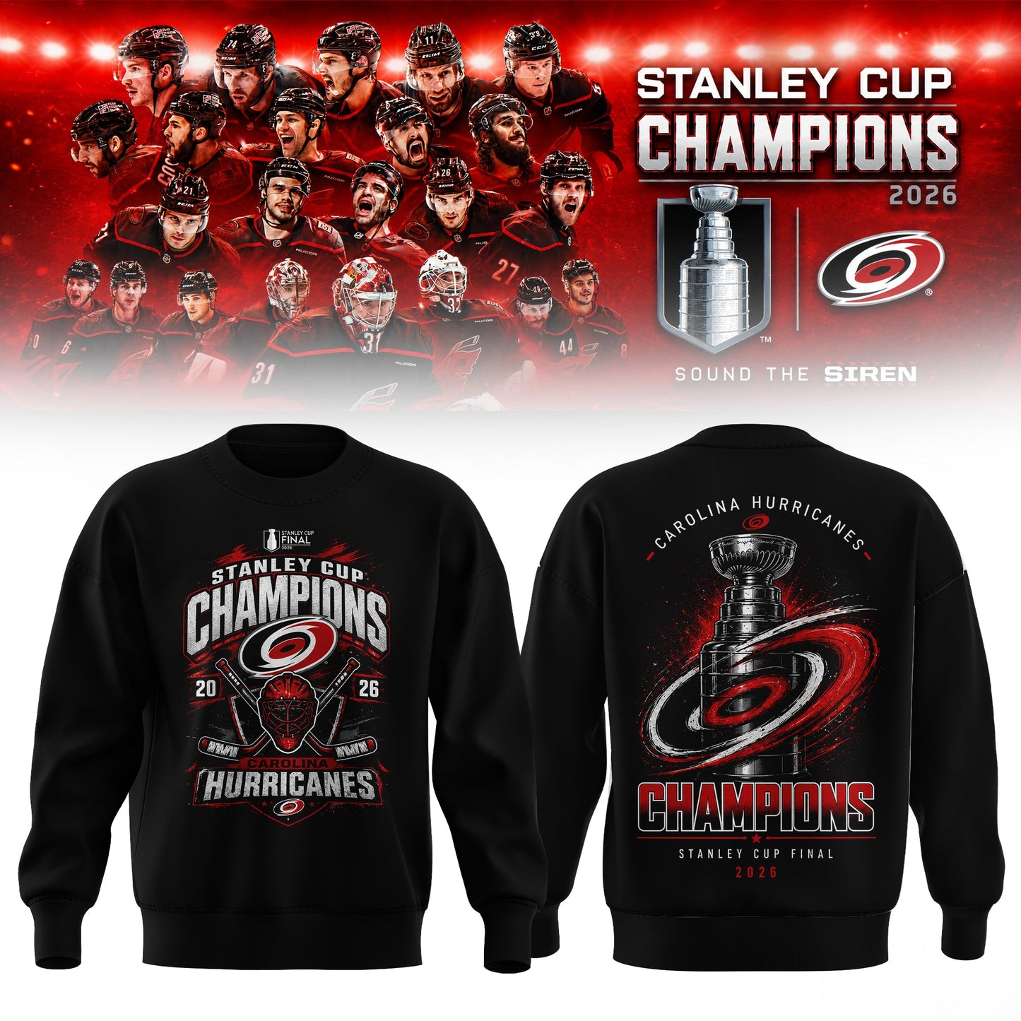 CANIACS 2026 Stanley Cup Champions Sweatshirt