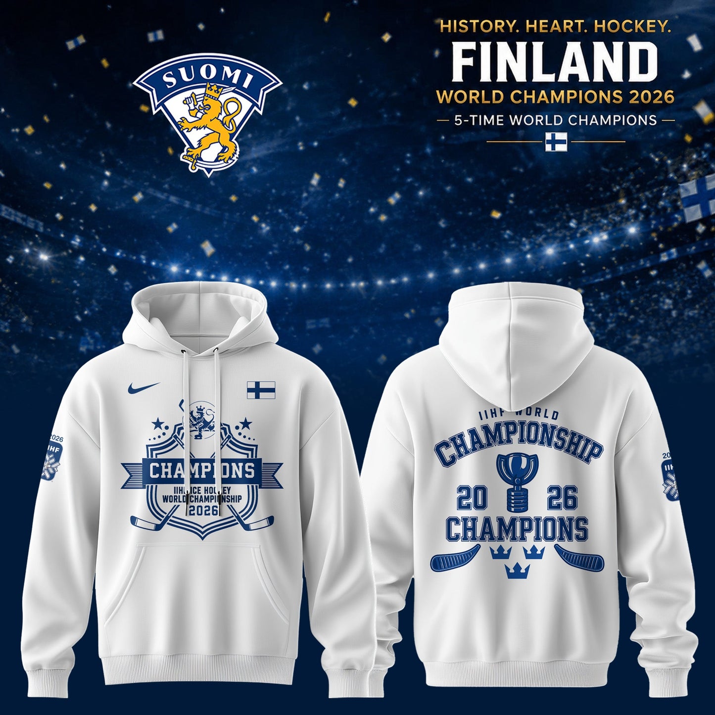 Finland Hockey World Champions 2026 🇫🇮🏆