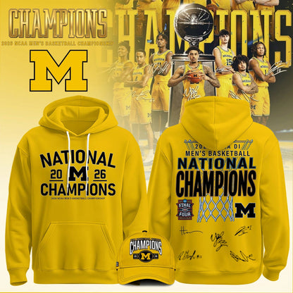 Basketball x Michigan Champions 2026 Limited Edition Hoodie