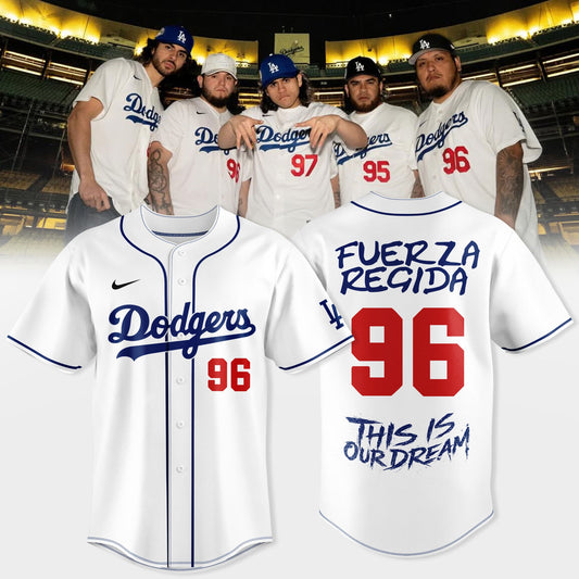 _LA Dreams x Fuerza Regida — Dodgers Style Jersey