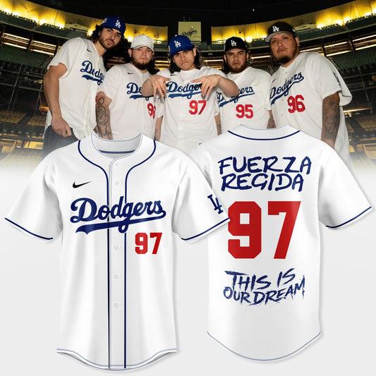_LA Dreams x Fuerza Regida — Dodgers Style Jersey