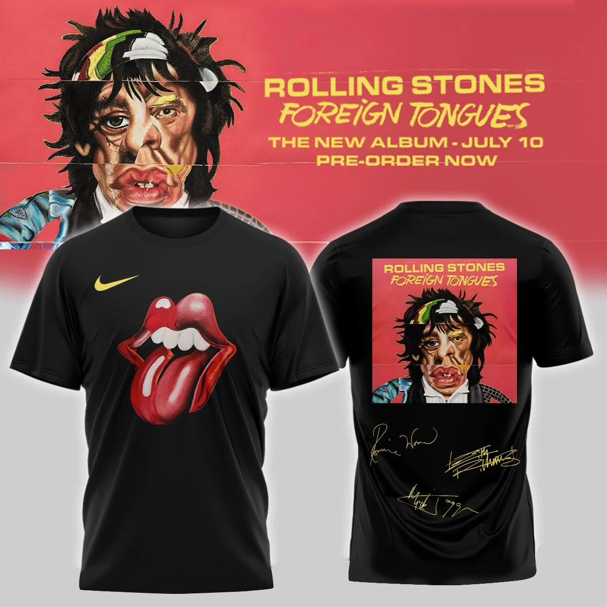 Foreign Tongues World Tour Tshirt — Selling Out Fast