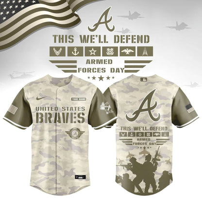 ALL TEAM Armed Forces Day Appreciation Night 2026 Edition Baseball Jersey