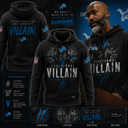 Limited Edition POSITIONAL VILLAIN Hoodie