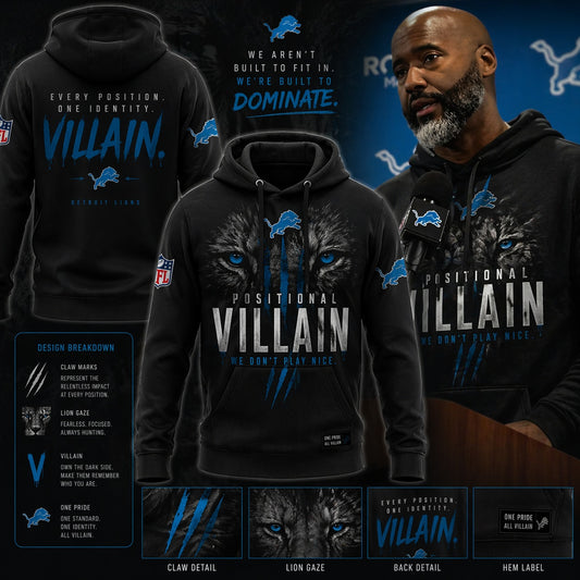 Limited Edition POSITIONAL VILLAIN Hoodie