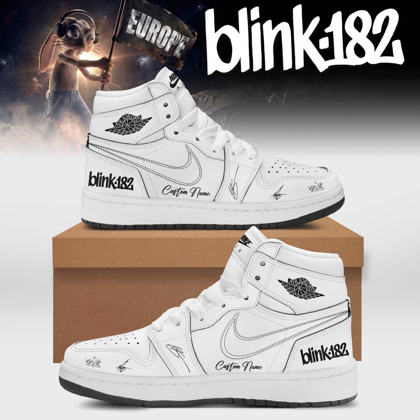 _Blink-182 New EU Shows -Limited Edition Signature Shoes 8-